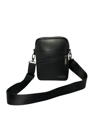 Classic Milano Men's Shoulder Bag Leather Crossbody Bag for Men Side Bag Sling Bag Small Messenger Bag Casual Travel Daily by Milano Leather 