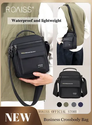 Men Outdoor Sling Bag Lightweight and Waterproof Crossbody Bag Perfect for Casual and Commuting with a Sleek Business Style 