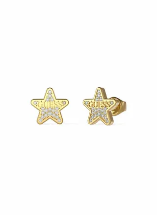 Pave Logo Star Earring 