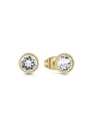 Solitaire Clear Earring 