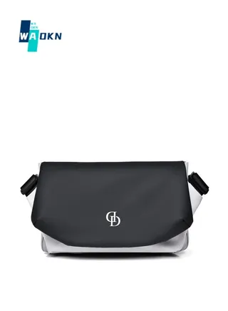 Men's Trendy Large Capacity Shoulder Bag, Boys Nylon Waterproof Messenger Bag Crossbody Bag Sling Bag Side Bag, Flap Shoulder Bag Handbag Carrying Bag for College Students and Teens (Black) 