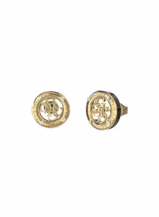 4G Logo Studs Black Earring 
