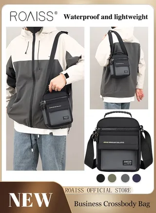 Men Outdoor Sling Bag Lightweight and Waterproof Crossbody Bag Perfect for Casual and Commuting with a Sleek Business Style 