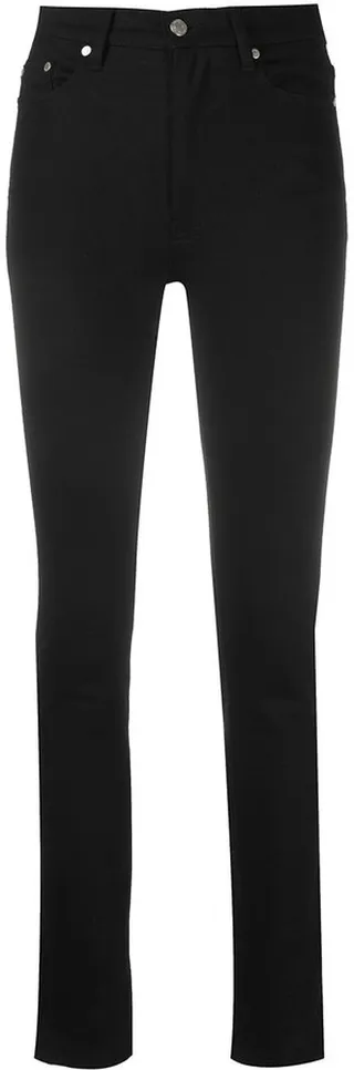 High-Waisted Slim-Fit Jeans