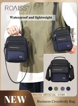 Men Outdoor Sling Bag Lightweight and Waterproof Crossbody Bag Perfect for Casual and Commuting with a Sleek Business Style 