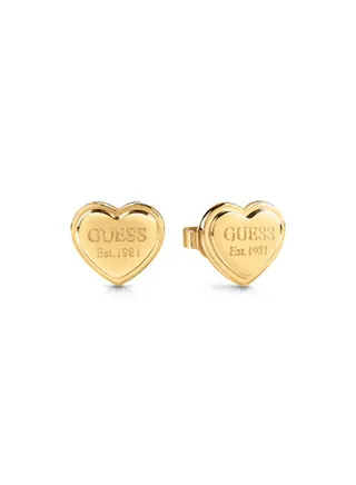 Round Heart Frame Earring 