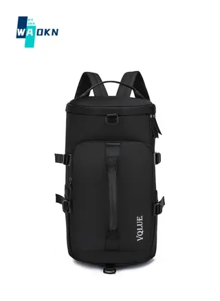 Unisex Large-capacity Storage Travel Bag, Men's and Women's Multi-functional Sports Yoga Backpack Dry and Wet Separation Waterproof Bag Organizer Fitness Bag Back Bag Duffle Bag 