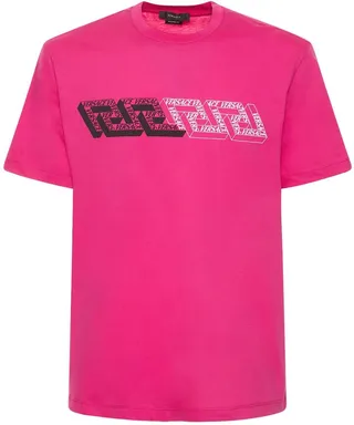 Greca Signature cotton jersey t-shirt
