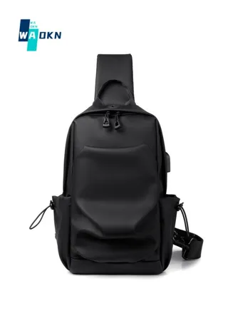 New Men's Sports Outdoor Chest Bag Student Fashion Casual Simple Shoulder Bag Messenger Bag 