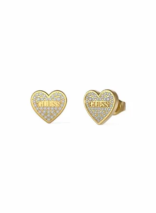 Pave with Guess Heart Earring 