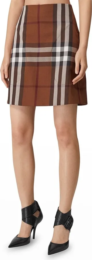 Teodora Check Mini Skirt