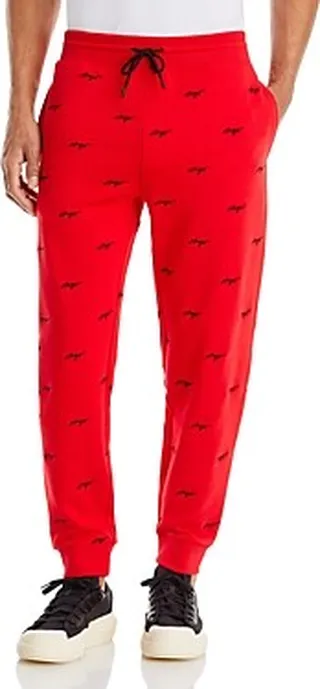 Hugo Duritba Relaxed Fit Logo Print Sweatpants