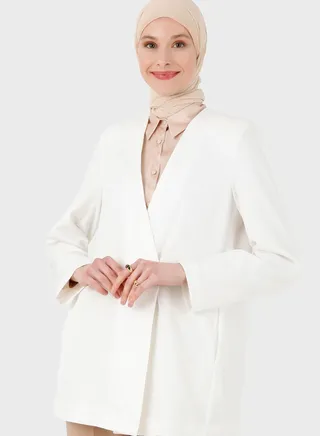 Button Detail Coat 