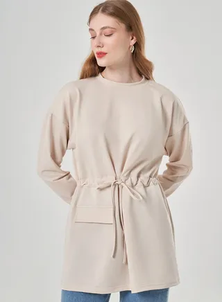 Drawstring Waist Tunic
