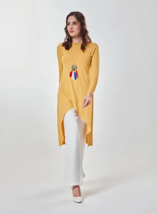 Asymmetric High Low Tunic 