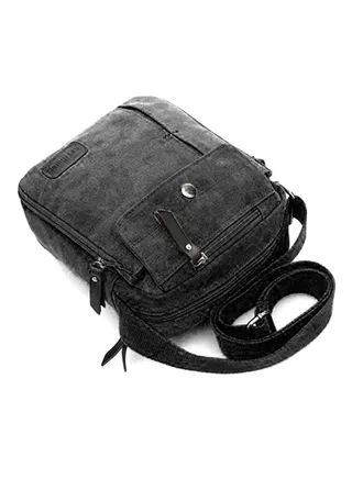 Multifunctional Messenger Bag Black 