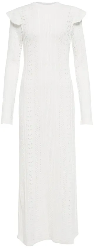 Wool and cashmere midi dress