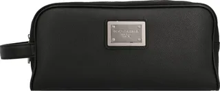 Dolce & Gabbana Logo-Plaque Toiletry Bag