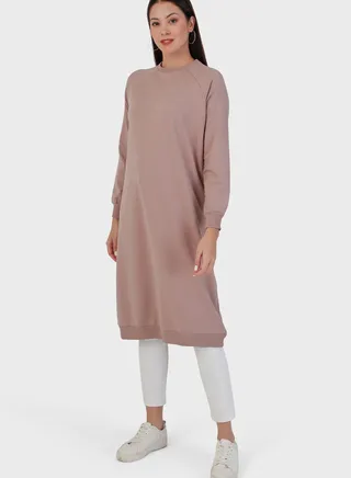 Crew Neck Knitted Tunic 