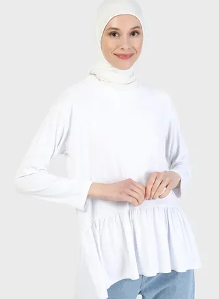 Ruffle Hem Tunic 