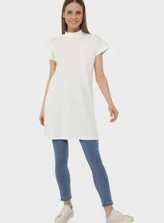 High Neck T-Shirt 
