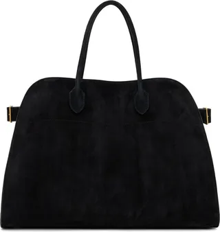 The Row Black Soft Margaux 17 Bag