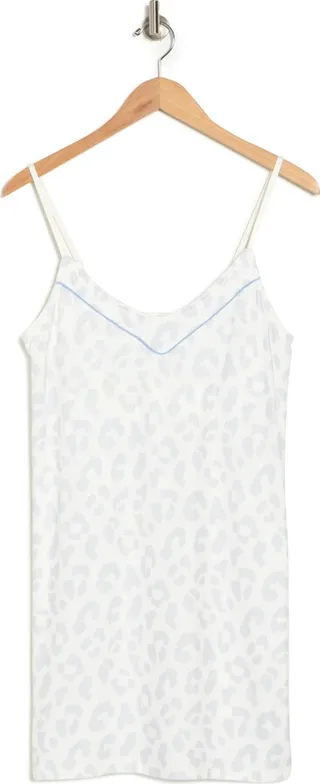 Animal Print Stretch Jersey Chemise