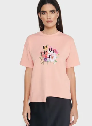 Front Twisted T-Shirt 