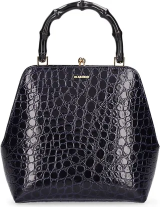 Small Goji square frame leather bag