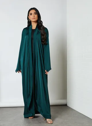 Draped Kaftan Emerald Green 