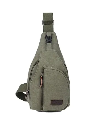 Canvas Messenger Bag Army Green 