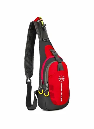 Block Waterproof Light Weight Chest Bag Red 