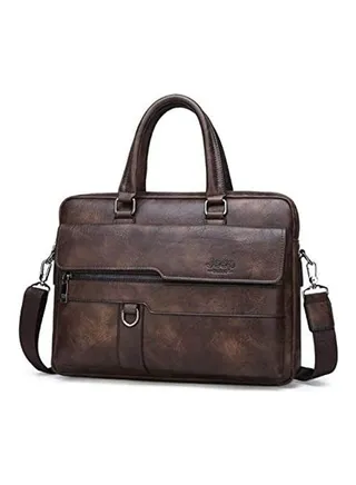 Functional Shoulder Bag Brown 