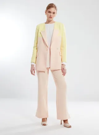 Colorblock Blazer 