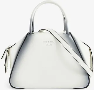 Womens Bianco S Supernova Small Leather Tote bag