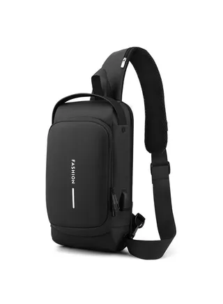 New Multifunctional Password Lock Single Shoulder Crossbody Bag 