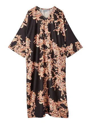 Slik Max Kaftan Black Dress black 