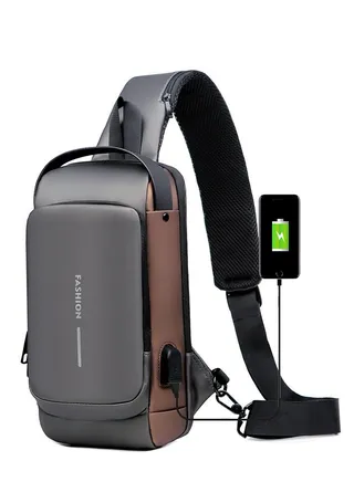 New multi-function Combination lock single shoulder messenger bag 
