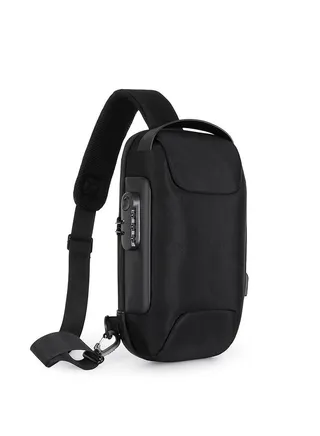 New multi-function Combination lock single shoulder messenger bag 