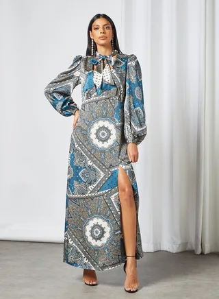 Libertarian Maxi Dress Multicolour 