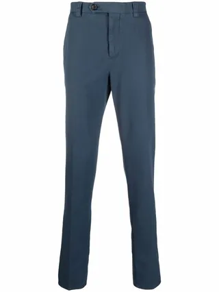 BRUNELLO CUCINELLI- Cotton Regular Fit Trousers