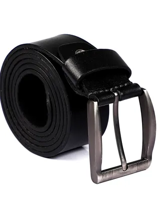Dressy Classic Textured Length Belt - Black 