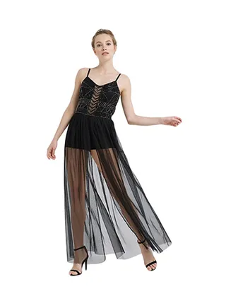 Pihu Dress With Shorts Black 