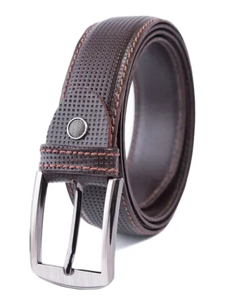 Motevia Men's Belt 100% Genuine Leather Classic Dotted Men's Belt 