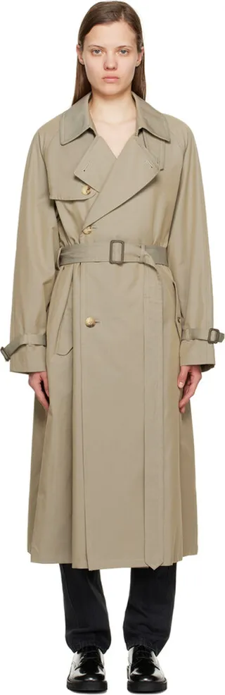 AURALEE Gray Washed Finx Coat