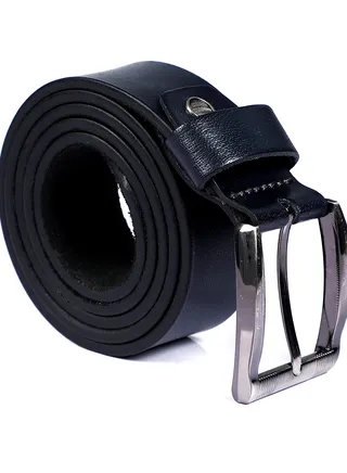 Practical 150cm Length Leather Belt - Navy Blue 