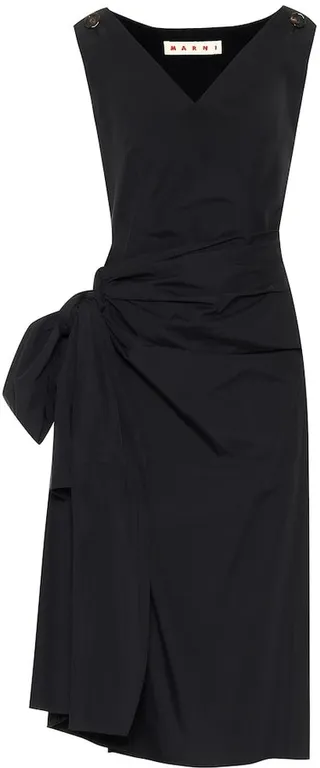 Cotton midi dress