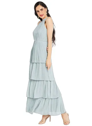 Carmella Ruffle Dress Green Lilly 