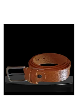 Men's Leather Belt  Elegant Design that Adds a Touch of Elegance to your Look - 120 CM 