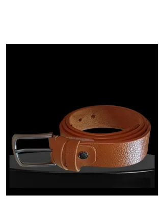 Men's Leather Belt  Elegant Design that Adds a Touch of Elegance to your Look - 125 CM 